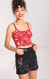 Hell Bunny Temptation Shorts Hell Bunny Temptation Shorts