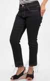 Voodoo Vixen Naomi Heart Pocket Cigarette Pants in Denim Voodoo Vixen Naomi Heart Pocket Cigarette Pants in Denim