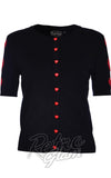 Voodoo Vixen Beth Heart Cardigan - L left only Voodoo Vixen Beth Heart Cardigan - L left only