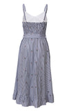 Voodoo Vixen Andy Anchor Pinstripe Dress - L left only Voodoo Vixen Andy Anchor Pinstripe Dress - L left only