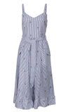 Voodoo Vixen Andy Anchor Pinstripe Dress - L left only Voodoo Vixen Andy Anchor Pinstripe Dress - L left only
