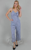 Voodoo Vixen Andy Anchor Pinstripe Jumpsuit Voodoo Vixen Andy Anchor Pinstripe Jumpsuit