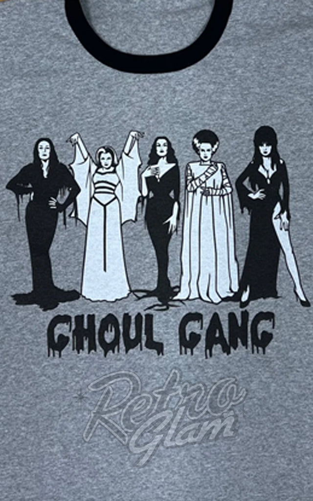 Astro Bettie Unisex Ghoul Gang Ringer T-Shirt Astro Bettie Unisex Ghoul Gang Ringer T-Shirt