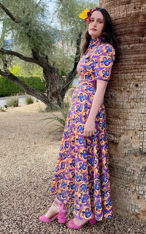 Audrey K Kate Kaleidoscope Dress side Audrey K Kate Kaleidoscope Dress side