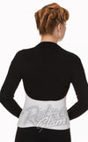 Banned Rockabilly Roxie Bolero in Black back Banned Rockabilly Roxie Bolero in Black back