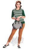 Banned Holiday Joy Jumper in Green pinup Banned Holiday Joy Jumper in Green pinup
