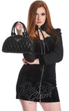 Banned Lillyweb Silver Spiderweb & Embossed Handbag model