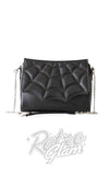 Banned Mabris Embossed Spiderweb Shoulder Bag Banned Mabris Embossed Spiderweb Shoulder Bag