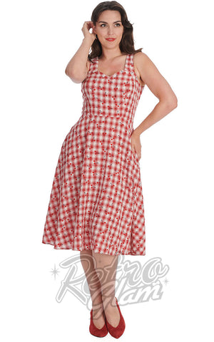 Banned Sweet Cherry Red Gingham Dress Banned Sweet Cherry Red Gingham Dress