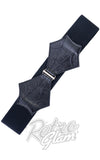Banned Tabitha Bat Stretch Belt in Black Banned Tabitha Bat Stretch Belt in Black