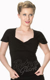 Banned She Who Dares Top in Black Banned She Who Dares Top in Black