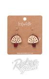 Erstwilder La Belle Epoque Mushroom earrings red Erstwilder La Belle Epoque Mushroom earrings red