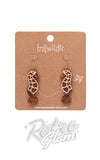Erstwilder La Belle Epoque Seahorse earrings green tortoise Erstwilder La Belle Epoque Seahorse earrings green tortoise