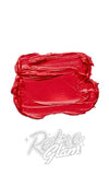 Besame Red Lipstick swatch Besame Red Lipstick swatch