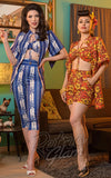 Boulevard Nights Mimosa Shorts in Pain Killer models