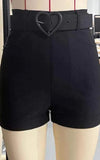 Boulevard Nights Love Your Curves Shorts in Black mannequin