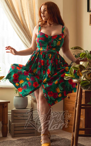 Collectif Jemima Tropico Swing Dress