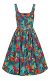 Collectif Jemima Tropico Swing Dress detail Collectif Jemima Tropico Swing Dress detail