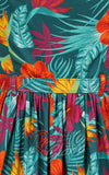 Collectif Jemima Tropico Swing Dress fabric