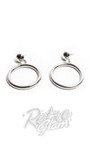 Collectif Mansfield Hoop Earrings silver Collectif Mansfield Hoop Earrings silver