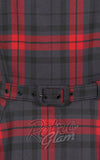 Collectif Meg Smoky Check Swing Dress fabric Collectif Meg Smoky Check Swing Dress fabric