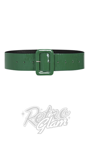 Collectif Sally Plain Belt in Green Collectif Sally Plain Belt in Green