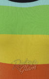Collectif Sydney Rainbow Dreamer Top detail Collectif Sydney Rainbow Dreamer Top detail