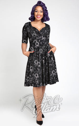 Collectif Trixie Doll Dress in Dream Castle Velvet Collectif Trixie Doll Dress in Dream Castle Velvet