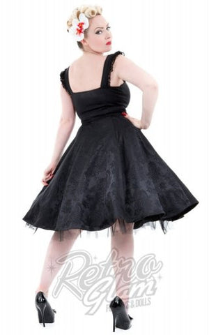 Orchid Bloom Amelia Dress in Black Orchid Bloom Amelia Dress in Black