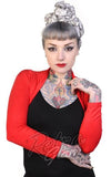 Banned Rockabilly Roxie Bolero in Red Banned Rockabilly Roxie Bolero in Red