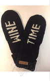 wine Time Message Mittens wine Time Message Mittens