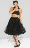 Hell Bunny Black Polly 2 Tier Long crinoline Hell Bunny Black Polly 2 Tier Long crinoline