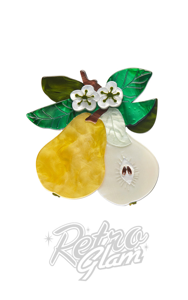 Erstwilder Compare The Pear Brooch Erstwilder Compare The Pear Brooch
