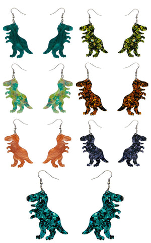 erstwilder dinosaur earrings erstwilder dinosaur earrings