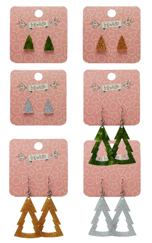 Erstwilder Christmas Essential Earrings tree Erstwilder Christmas Essential Earrings tree