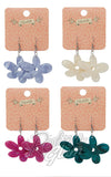 Erstwilder Essentials Flower Drop Earrings in Assorted Colours Erstwilder Essentials Flower Drop Earrings in Assorted Colours