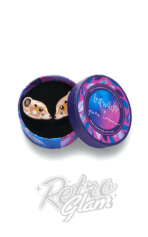 Erstwilder X Pete Cromer Masterful Meerkat Stud Earrings box Erstwilder X Pete Cromer Masterful Meerkat Stud Earrings box