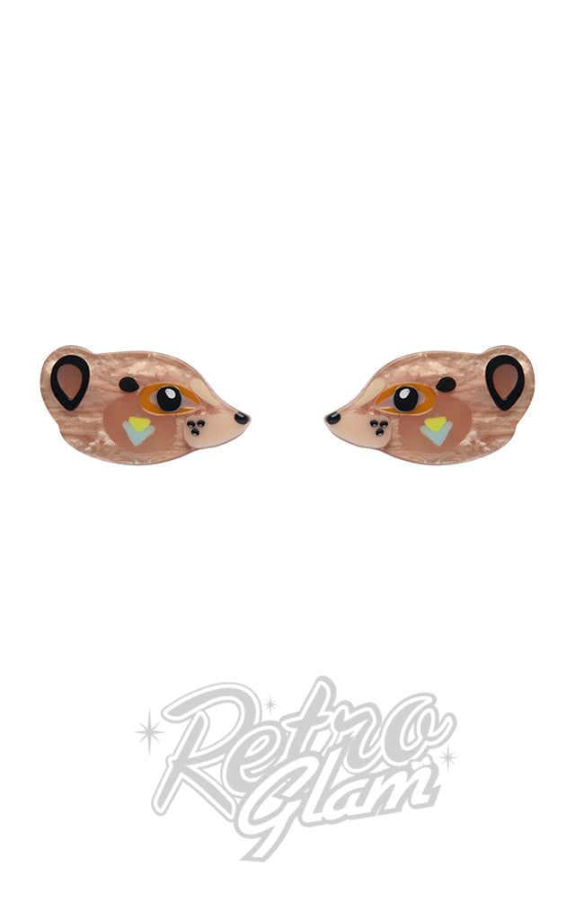 Erstwilder X Pete Cromer Masterful Meerkat Stud Earrings Erstwilder X Pete Cromer Masterful Meerkat Stud Earrings