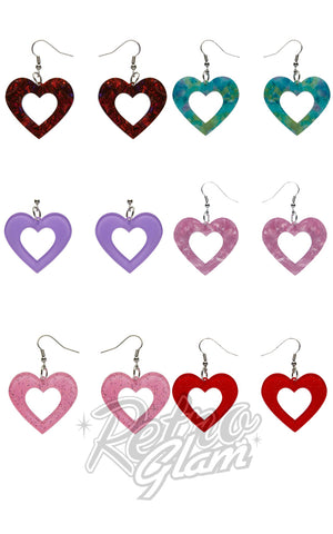 Erstwilder Essentials Open Heart Drop Earrings Erstwilder Essentials Open Heart Drop Earrings
