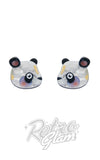 Erstwilder X Pete Cromer The Patient Panda Stud Earrings Erstwilder X Pete Cromer The Patient Panda Stud Earrings