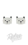 Erstwilder Winston The Westie Stud Earrings Erstwilder Winston The Westie Stud Earrings