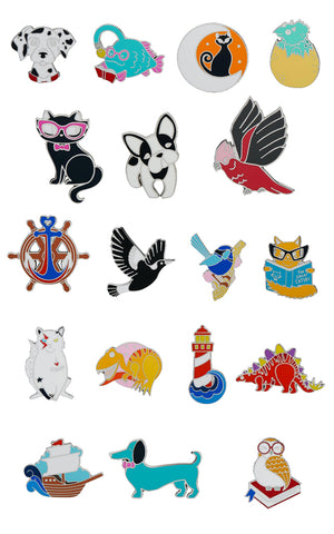 Erstwilder Enamel Pins #3- Fan Favorites Collection Erstwilder Enamel Pins #3- Fan Favorites Collection