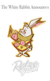 white rabbit announces erstwilder pin white rabbit announces erstwilder pin