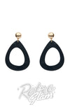Erstwilder Essentials Statement Tear Drop Earrings black Erstwilder Essentials Statement Tear Drop Earrings black