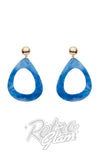 Erstwilder Essentials Statement Tear Drop Earrings blue Erstwilder Essentials Statement Tear Drop Earrings blue