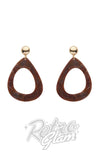 Erstwilder Essentials Statement Tear Drop Earrings brown Erstwilder Essentials Statement Tear Drop Earrings brown