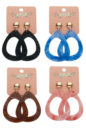 Erstwilder Essentials Statement Tear Drop Earrings Erstwilder Essentials Statement Tear Drop Earrings