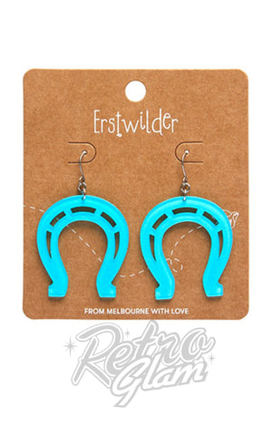 Erstwilder MLP Collection Essential Earrings horseshoe blue Erstwilder MLP Collection Essential Earrings horseshoe blue