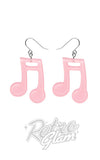 Erstwilder MLP Collection Essential Earrings music notes pink Erstwilder MLP Collection Essential Earrings music notes pink