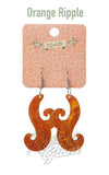 Erstwilder Nouveau Essentials Drop Earrings - Pink & Emerald left only Erstwilder Nouveau Essentials Drop Earrings - Pink & Emerald left only